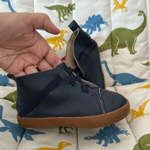 Quoddy Exersole Barefoot Fit Toddler Shoes | Navy Blue Leather | Size 11